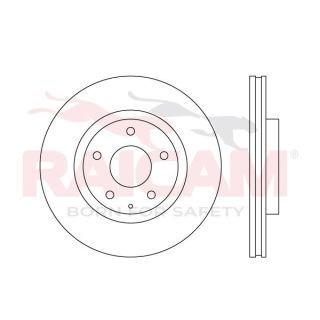 Stabdžių diskas RAICAM RD01616