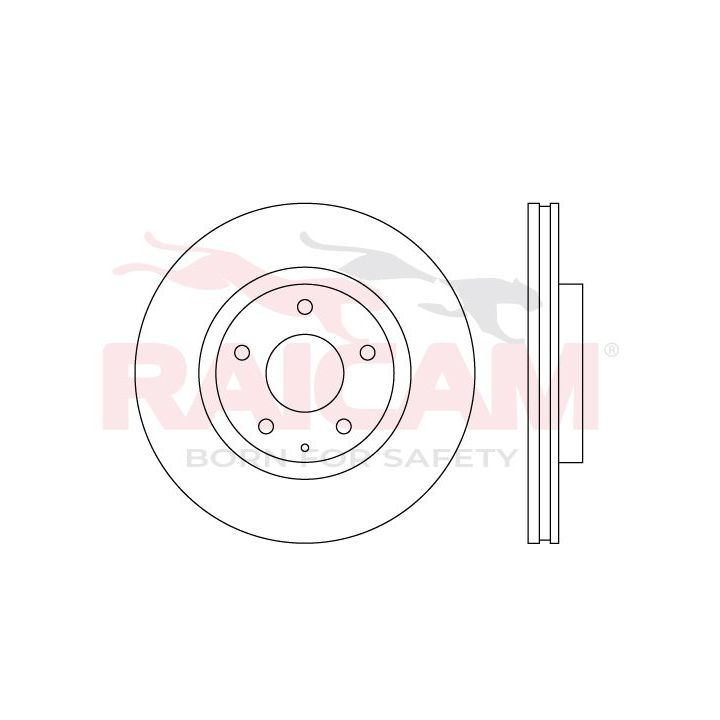Stabdžių diskas RAICAM RD01616