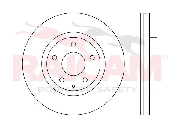 Stabdžių diskas RAICAM RD01616