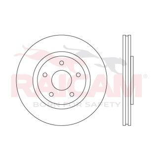 Stabdžių diskas RAICAM RD01619