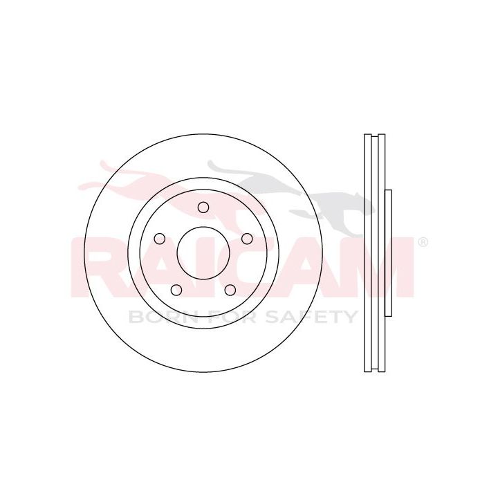 Stabdžių diskas RAICAM RD01619