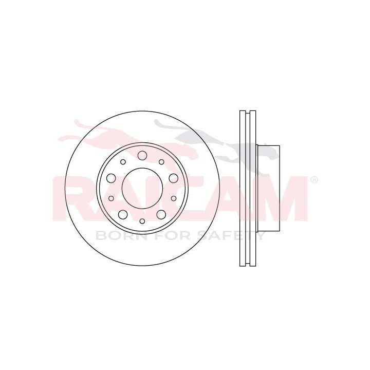Stabdžių diskas RAICAM RD01622