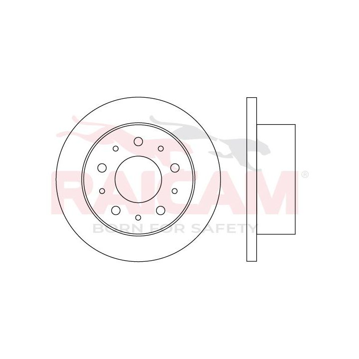 Stabdžių diskas RAICAM RD01623