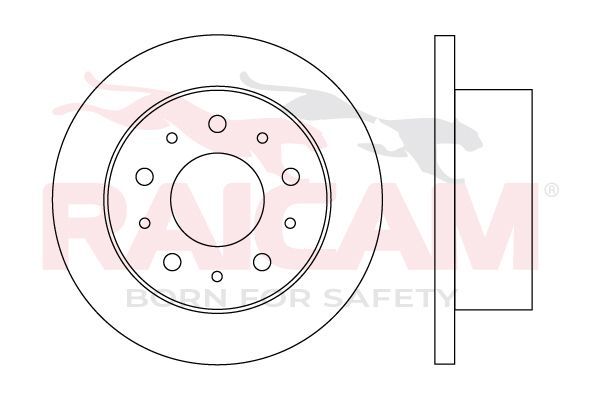 Stabdžių diskas RAICAM RD01623