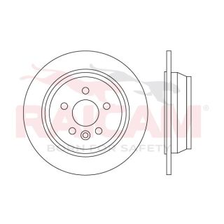 Stabdžių diskas RAICAM RD01624