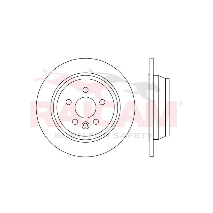 Stabdžių diskas RAICAM RD01624