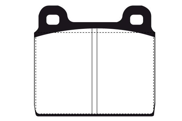 Stabdžių trinkelių rinkinys, diskinis stabdys RAICAM RA.0004.0