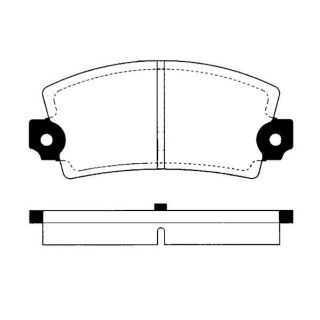 Stabdžių trinkelių rinkinys, diskinis stabdys RAICAM RA.0104.0