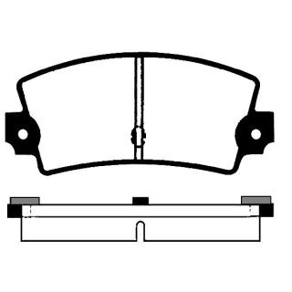 Stabdžių trinkelių rinkinys, diskinis stabdys RAICAM RA.0131.0