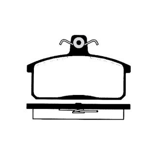 Stabdžių trinkelių rinkinys, diskinis stabdys RAICAM RA.0191.4