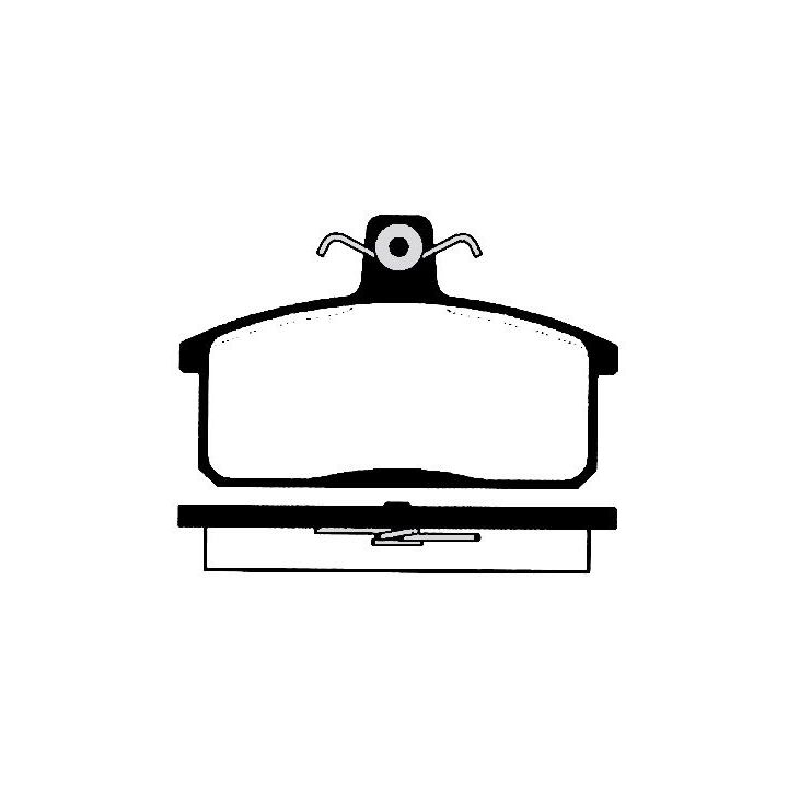 Stabdžių trinkelių rinkinys, diskinis stabdys RAICAM RA.0191.4