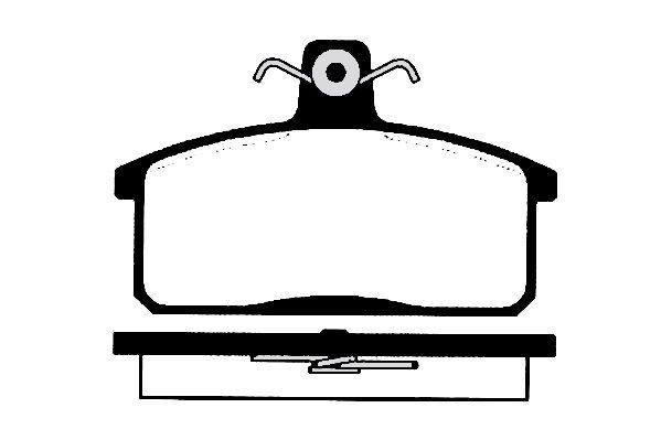 Stabdžių trinkelių rinkinys, diskinis stabdys RAICAM RA.0191.4