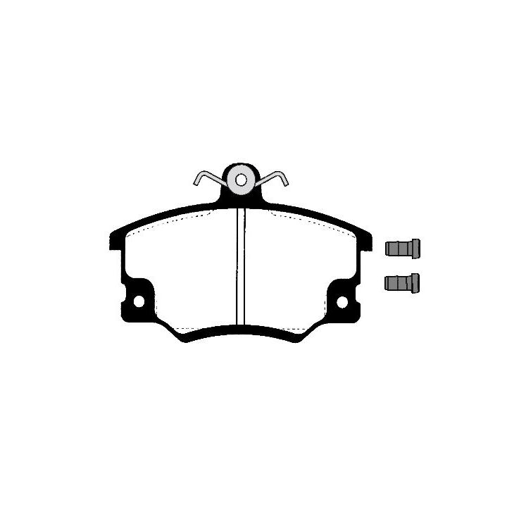 Stabdžių trinkelių rinkinys, diskinis stabdys RAICAM RA.0222.1