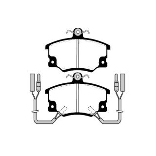 Stabdžių trinkelių rinkinys, diskinis stabdys RAICAM RA.0222.2