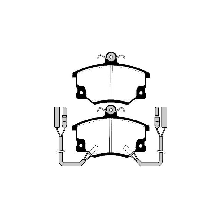 Stabdžių trinkelių rinkinys, diskinis stabdys RAICAM RA.0222.2