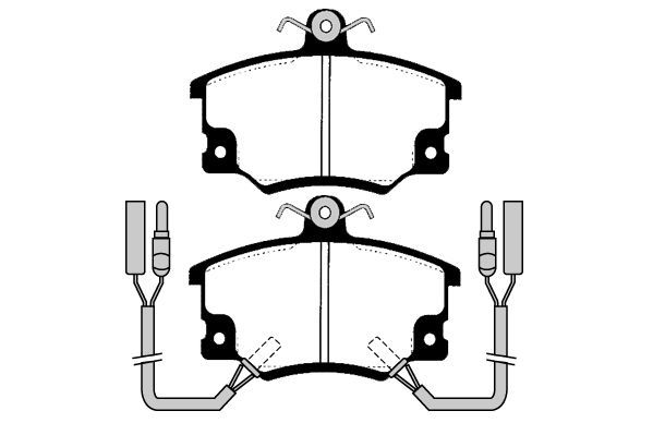Stabdžių trinkelių rinkinys, diskinis stabdys RAICAM RA.0222.2