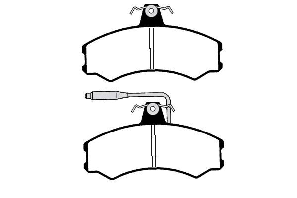 Stabdžių trinkelių rinkinys, diskinis stabdys RAICAM RA.0239.0