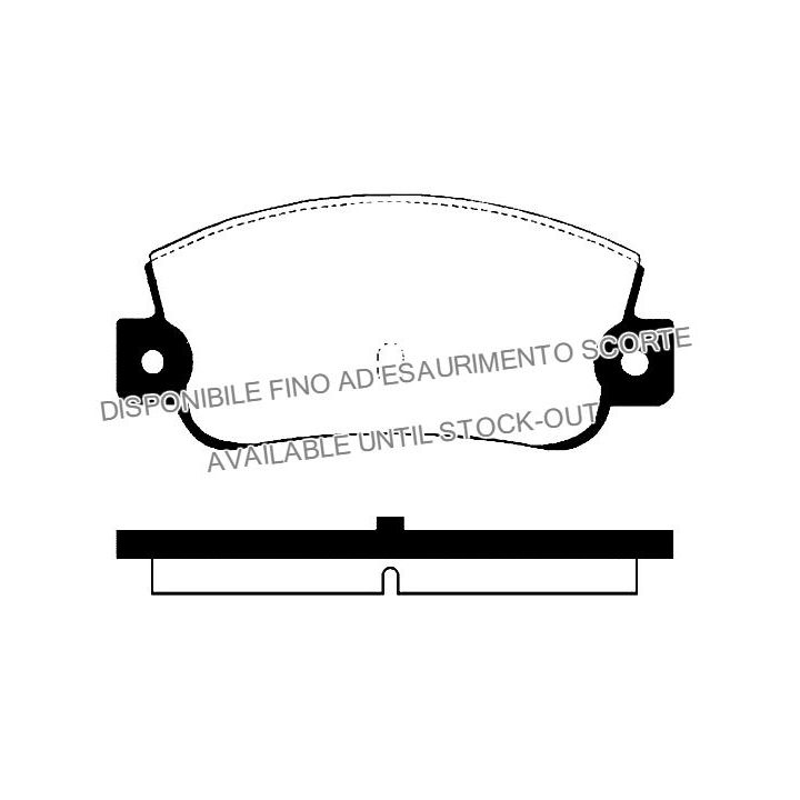 Stabdžių trinkelių rinkinys, diskinis stabdys RAICAM RA.0255.0