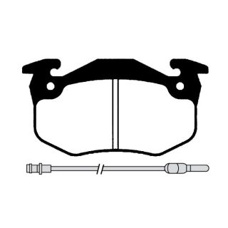 Stabdžių trinkelių rinkinys, diskinis stabdys RAICAM RA.0256.2