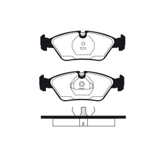 Stabdžių trinkelių rinkinys, diskinis stabdys RAICAM RA.0293.0