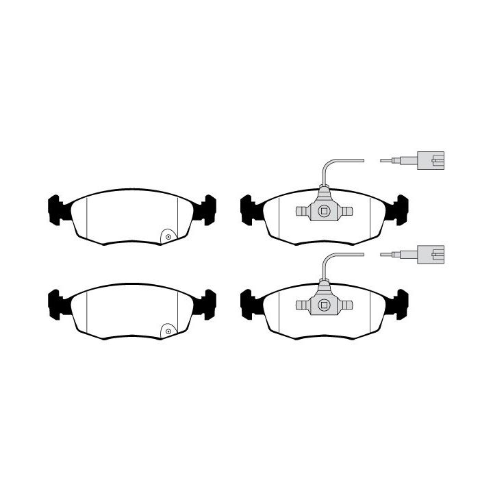 Stabdžių trinkelių rinkinys, diskinis stabdys RAICAM RA.0318.9