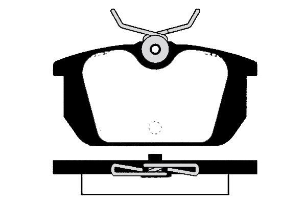 Stabdžių trinkelių rinkinys, diskinis stabdys RAICAM RA.0321.0