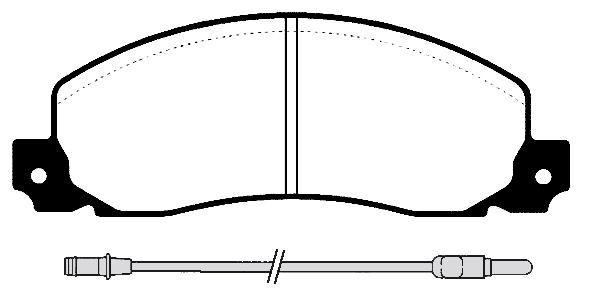 Stabdžių trinkelių rinkinys, diskinis stabdys RAICAM RA.0329.0