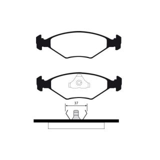 Stabdžių trinkelių rinkinys, diskinis stabdys RAICAM RA.0331.1