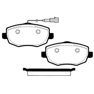 Stabdžių trinkelių rinkinys, diskinis stabdys RAICAM RA.0332.2