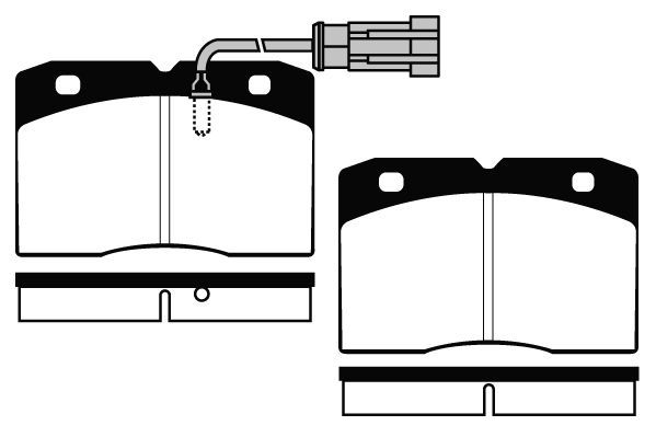 Stabdžių trinkelių rinkinys, diskinis stabdys RAICAM RA.0339.4