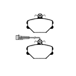 Stabdžių trinkelių rinkinys, diskinis stabdys RAICAM RA.0349.1
