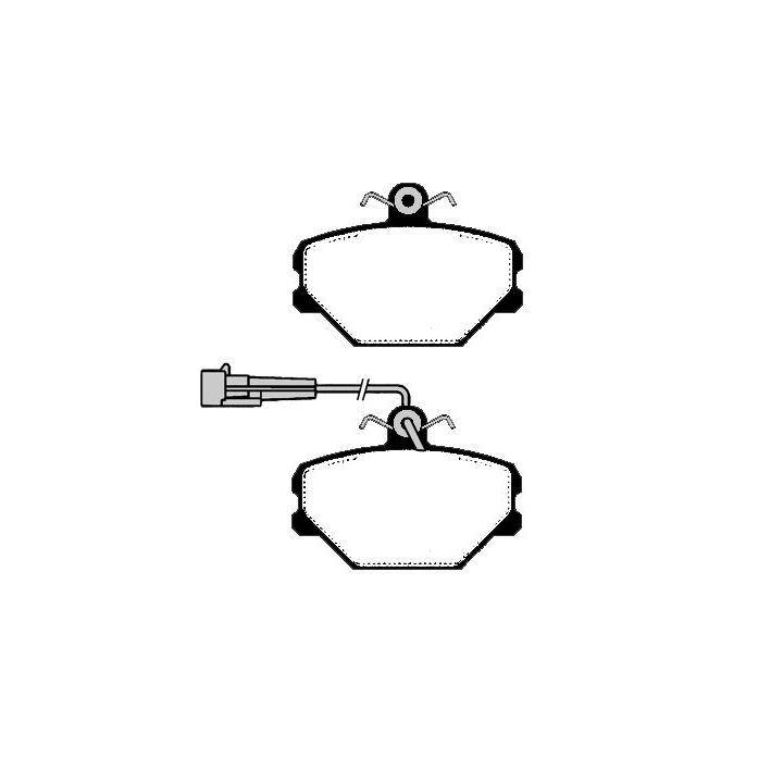 Stabdžių trinkelių rinkinys, diskinis stabdys RAICAM RA.0349.1