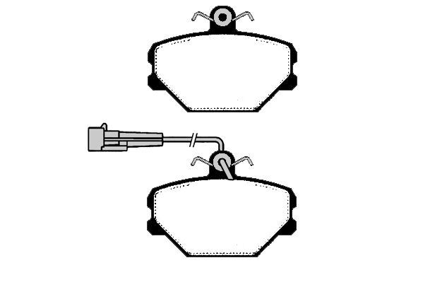 Stabdžių trinkelių rinkinys, diskinis stabdys RAICAM RA.0349.1