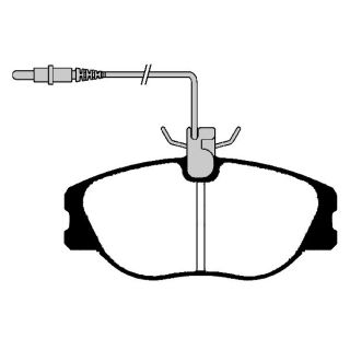 Stabdžių trinkelių rinkinys, diskinis stabdys RAICAM RA.0352.3
