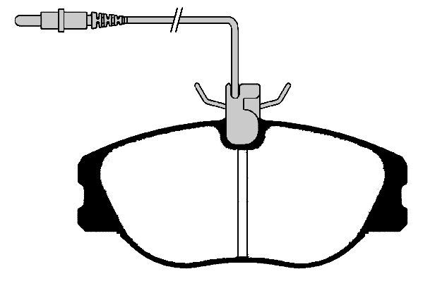 Stabdžių trinkelių rinkinys, diskinis stabdys RAICAM RA.0352.3