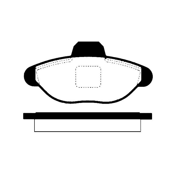 Stabdžių trinkelių rinkinys, diskinis stabdys RAICAM RA.0418.0