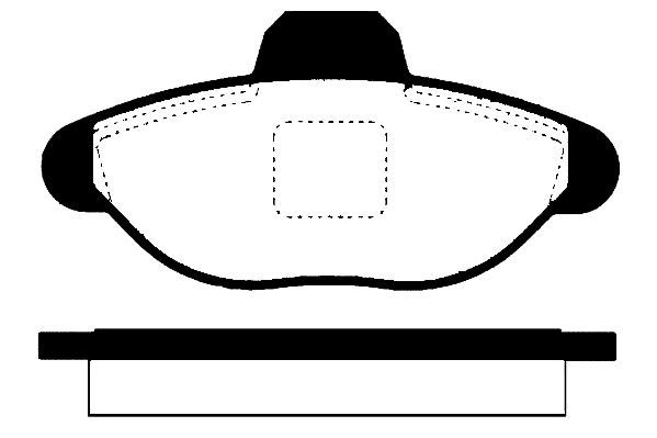 Stabdžių trinkelių rinkinys, diskinis stabdys RAICAM RA.0418.0