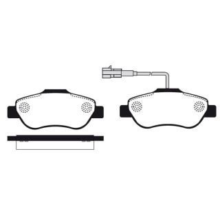 Stabdžių trinkelių rinkinys, diskinis stabdys RAICAM RA.0445.1