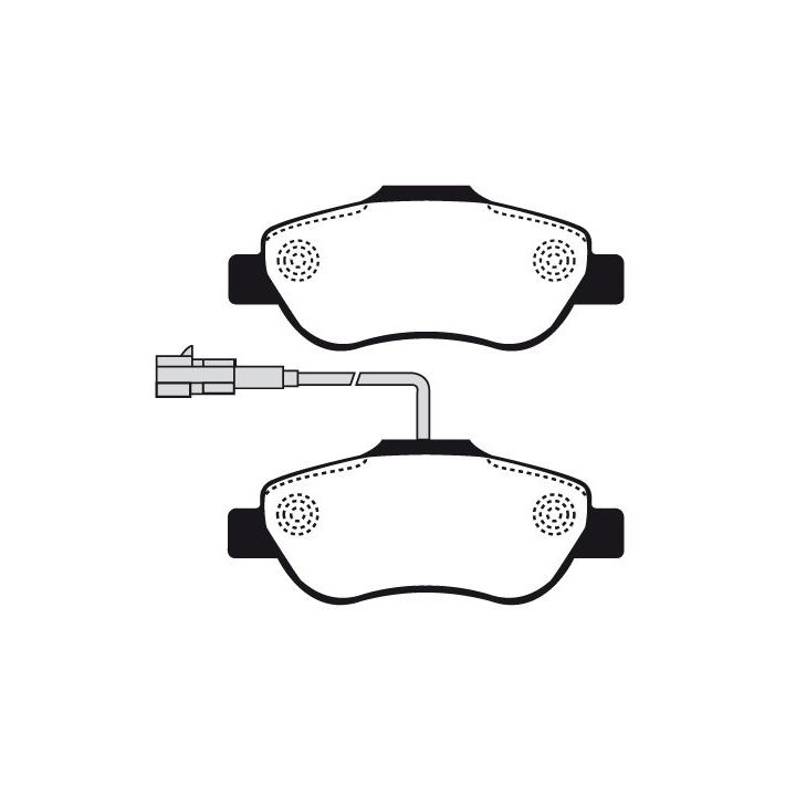 Stabdžių trinkelių rinkinys, diskinis stabdys RAICAM RA.0445.3