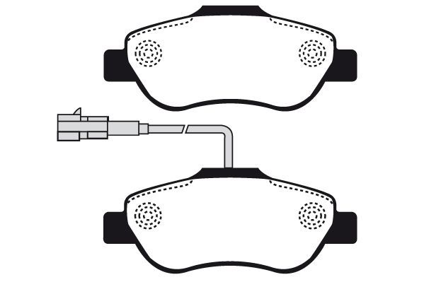 Stabdžių trinkelių rinkinys, diskinis stabdys RAICAM RA.0445.3
