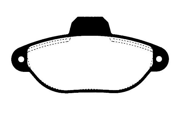 Stabdžių trinkelių rinkinys, diskinis stabdys RAICAM RA.0446.1