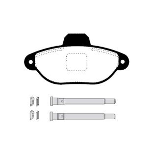 Stabdžių trinkelių rinkinys, diskinis stabdys RAICAM RA.0446.9