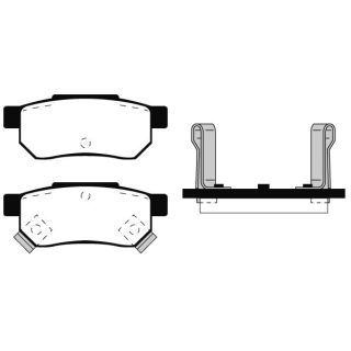 Stabdžių trinkelių rinkinys, diskinis stabdys RAICAM RA.0453.0