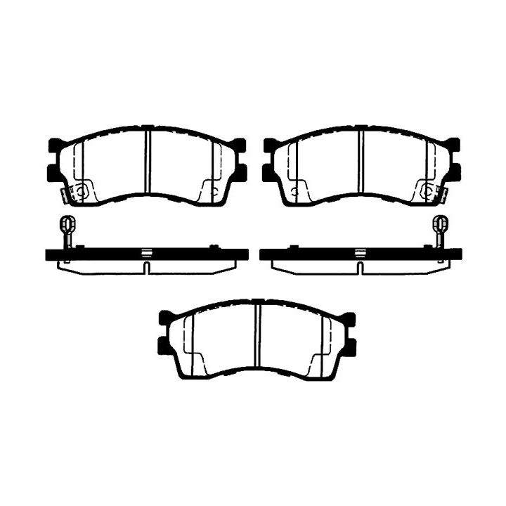 Stabdžių trinkelių rinkinys, diskinis stabdys RAICAM RA.0456.0