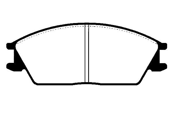 Stabdžių trinkelių rinkinys, diskinis stabdys RAICAM RA.0457.0