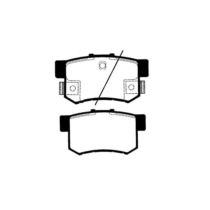 Stabdžių trinkelių rinkinys, diskinis stabdys RAICAM RA.0460.1