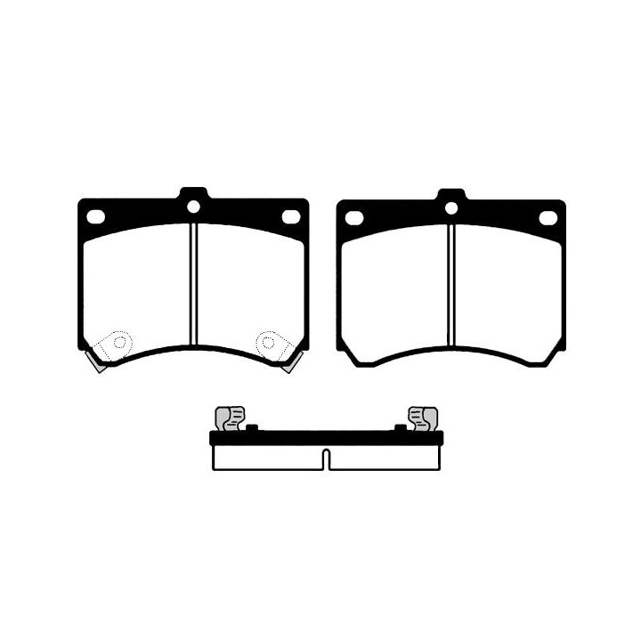 Stabdžių trinkelių rinkinys, diskinis stabdys RAICAM RA.0472.0