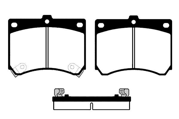 Stabdžių trinkelių rinkinys, diskinis stabdys RAICAM RA.0472.0