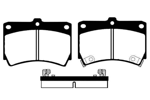 Stabdžių trinkelių rinkinys, diskinis stabdys RAICAM RA.0473.0