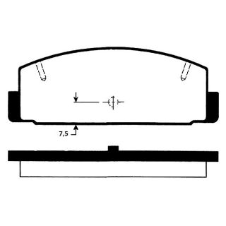 Stabdžių trinkelių rinkinys, diskinis stabdys RAICAM RA.0477.0